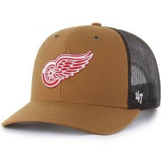 Бейсболка Detroit Red Wings Carhartt x 47 Brown Trucker Бейсболка Detroit Red Wings Carhartt x 47 Brown Trucker