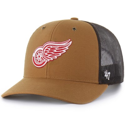 Бейсболка Detroit Red Wings Carhartt x 47 Brown Trucker