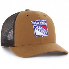 Бейсболка New York Rangers Carhartt x 47 Brown Trucker Бейсболка New York Rangers Carhartt x 47 Brown Trucker