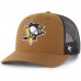 Бейсболка Pittsburgh Penguins Carhartt x 47 Brown Trucker