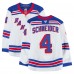Braden Schneider New York Rangers Fanatics Authentic Game-Used #4 White Set 3 Jersey from the 2024-25 NHL Season