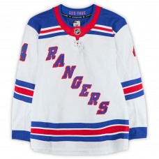 Braden Schneider New York Rangers Fanatics Authentic Game-Used #4 White Set 3 Jersey from the 2024-25 NHL Season