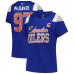 Женская футболка Edmonton Oilers Connor McDavid Fanatics Royal Plus Size Name & Number Scoop Neck