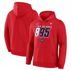 Толстовка Washington Capitals Alexander Ovechkin Fanatics Athletic Red NHL All-Time Leading Goal Scorer The Great 895