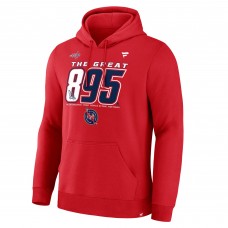 Толстовка Washington Capitals Alexander Ovechkin Fanatics Athletic Red NHL All-Time Leading Goal Scorer The Great 895