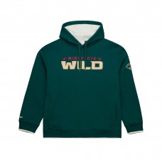 Minnesota Wild Mitchell & Ness Green Team Legacy Hoodie