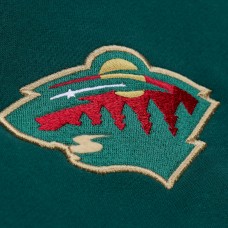 Minnesota Wild Mitchell & Ness Green Team Legacy Hoodie