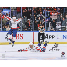Фото с автографом Alexander Ovechkin Washington Capitals Fanatics Authentic 16 x 20 895th Goal Celebration with 895G 4-6-25 Inscription Фото с автографом Alexander Ovechkin Washington Capitals Fanatics Authentic 16 x 20 895th Goal Celebration with 895G 4-6-25 Inscription