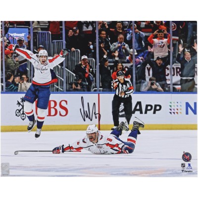 Alexander Ovechkin Washington Capitals Autographed Fanatics Authentic 16 x 20 895th Goal Celebration Photograph