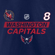 Футболка Washington Capitals Alexander Ovechkin Navy NHL All-Time Leading Goal Scorer Name & Number