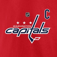 Футболка Washington Capitals Alexander Ovechkin Red NHL All-Time Leading Goal Scorer Name & Number