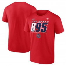 Футболка Washington Capitals Alexander Ovechkin Red NHL All-Time Leading Goal Scorer 895