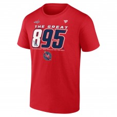 Футболка Washington Capitals Alexander Ovechkin Red NHL All-Time Leading Goal Scorer 895