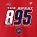 Футболка Washington Capitals Alexander Ovechkin Red NHL All-Time Leading Goal Scorer 895