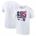 Футболка Washington Capitals Alexander Ovechkin White NHL All-Time Leading Goal Scorer 895