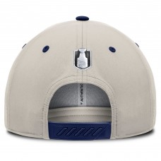 Winnipeg Jets Fanatics Navy/Gray 2025 Stanley Cup Playoffs Locker Room Trucker Adjustable Hat