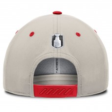 Ottawa Senators Fanatics Red/Gray 2025 Stanley Cup Playoffs Locker Room Trucker Adjustable Hat