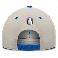 St. Louis Blues Fanatics Blue/Gray 2025 Stanley Cup Playoffs Locker Room Trucker Adjustable Hat