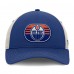 Бейсболка Edmonton Oilers Fanatics Royal/Gray 2025 Stanley Cup Playoffs Locker Room Trucker