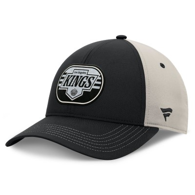 Бейсболка Los Angeles Kings Fanatics Black/Gray 2025 Stanley Cup Playoffs Locker Room