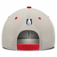 Florida Panthers Fanatics Red/Gray 2025 Stanley Cup Playoffs Locker Room Trucker Adjustable Hat