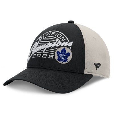 Бейсболка Toronto Maple Leafs Fanatics Black 2025 Atlantic Division Champions Locker Room