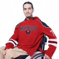 Washington Capitals G-III Sports by Carl Banks Red Adaptive Wear Lord Stanley Hooded Long Sleeve Sweatshirt
