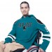 San Jose Sharks G-III Sports by Carl Banks Teal Adaptive Wear Lord Stanley Hooded Long Sleeve T-Shirt San Jose Sharks G-III Sports by Carl Banks Teal Adaptive Wear Lord Stanley Hooded Long Sleeve T-Shirt