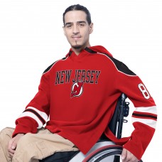 New Jersey Devils G-III Sports by Carl Banks Red Adaptive Wear Lord Stanley Hooded Long Sleeve Sweatshirt