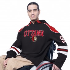 Ottawa Senators G-III Sports by Carl Banks Black Adaptive Wear Lord Stanley Hooded Long Sleeve Sweatshirt Ottawa Senators G-III Sports by Carl Banks Black Adaptive Wear Lord Stanley Hooded Long Sleeve Sweatshirt