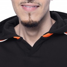 Anaheim Ducks G-III Sports by Carl Banks Black Adaptive Wear Lord Stanley Hooded Long Sleeve Sweatshirt