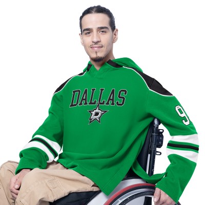 Dallas Stars G-III Sports by Carl Banks Green Adaptive Wear Lord Stanley Hooded Long Sleeve Sweatshirt