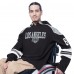 Los Angeles Kings G-III Sports by Carl Banks Black Adaptive Wear Lord Stanley Hooded Long Sleeve Sweatshirt