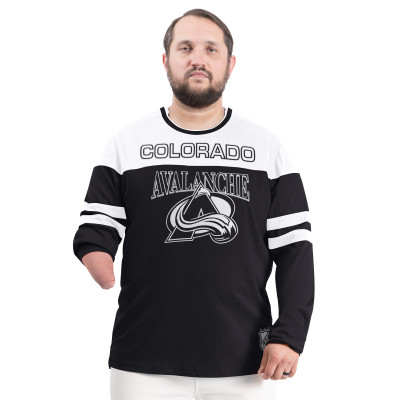 Colorado Avalanche G-III Sports by Carl Banks Black Adaptive Wear Outlast Durene Long-Sleeve T-Shirt