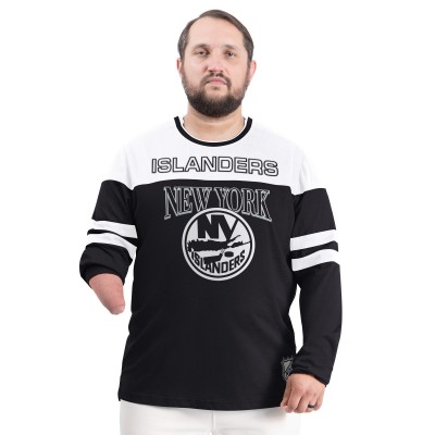 New York Islanders G-III Sports by Carl Banks Black Adaptive Wear Outlast Durene Long-Sleeve T-Shirt