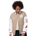 Женская джерси New Devils Starter Natural Free Ball Varsity Jacket Женская джерси New Devils Starter Natural Free Ball Varsity Jacket
