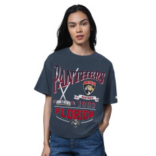 Женская футболка Florida Panthers Starter Heather Navy Oversized Hall of Fame