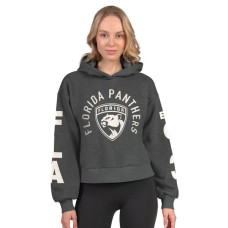 Женская толстовка Florida Panthers Starter Heather Charcoal Star Cropped Fleece Женская толстовка Florida Panthers Starter Heather Charcoal Star Cropped Fleece