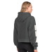 Женская толстовка Florida Panthers Starter Heather Charcoal Star Cropped Fleece