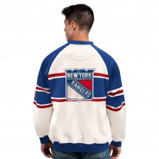 Кофта New York Rangers Starter White Defense Fleece Crewneck Кофта New York Rangers Starter White Defense Fleece Crewneck