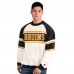 Boston Bruins Starter White Defense Fleece Crewneck Sweatshirt