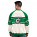 Dallas Stars Starter White Defense Fleece Crewneck Sweatshirt