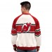 New Jersey Devils Starter White Defense Fleece Crewneck Sweatshirt