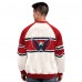 Washington Capitals Starter White Defense Fleece Crewneck Sweatshirt