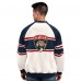 Florida Panthers Starter White Defense Fleece Crewneck Sweatshirt