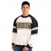 Vegas Golden Knights Starter White Defense Fleece Crewneck Sweatshirt