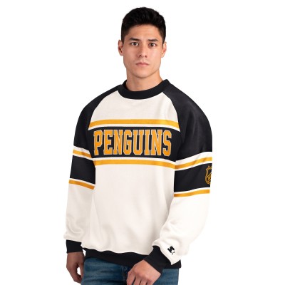 Кофта Pittsburgh Penguins Starter White Defense Fleece Crewneck