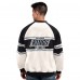 Los Angeles Kings Starter White Defense Fleece Crewneck Sweatshirt