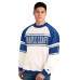 Toronto Maple Leafs Starter White Defense Fleece Crewneck Sweatshirt Toronto Maple Leafs Starter White Defense Fleece Crewneck Sweatshirt