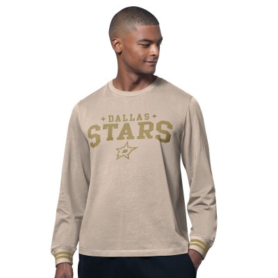Dallas Stars Starter Tan Field Long Sleeve T-Shirt